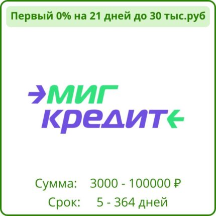 миг кредит