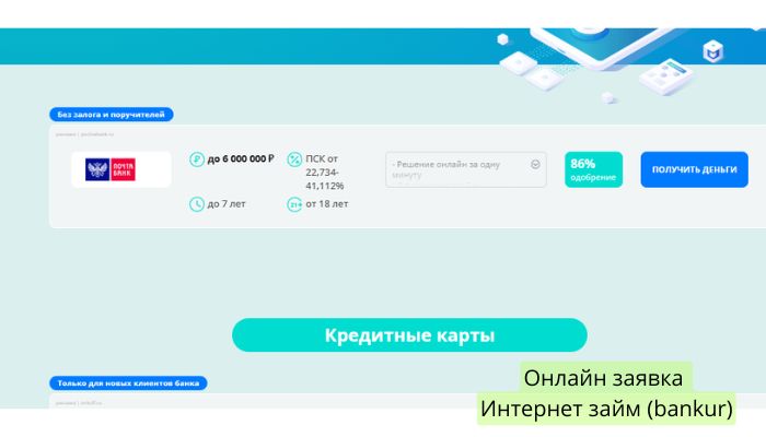 Интернет займ bankur