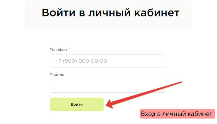 Вход в личный кабинет credithit.ru
